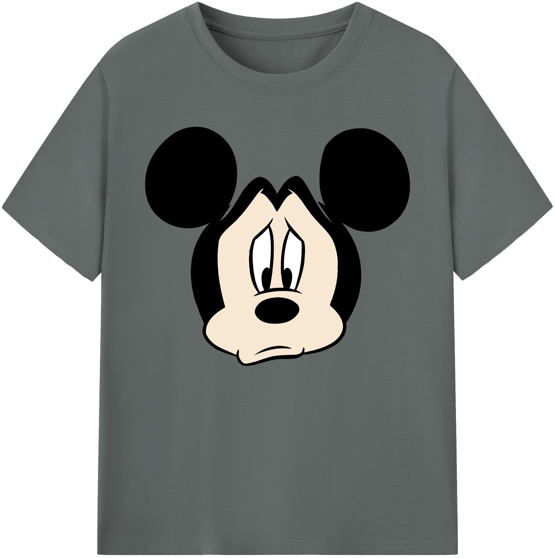 ミッキーマウス Mickey Mouse 綿100％ メンズ半袖Tシャツ｜肌触りやわらか＆通気性